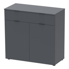 Комод  Рон 2 80х38х100 см Графіт