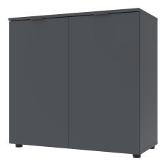 Комод Рон 3 80х38х81 см Графіт