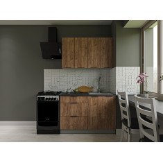 Кухня Дуб Крафт табако 120 см
