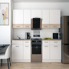 Кухня Лея 2.6 м ДСП біла