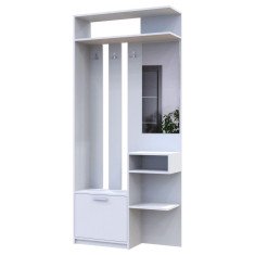 Прихожая  Ривьера 91,5х30х203 см Белый 