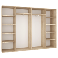 Шкаф купе 280х45х220 см Стандарт