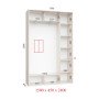 Шкаф купе 150х45х240 см Стандарт