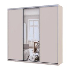 Шафа-купе Сіті Лайт 2 ДСП/1 дзеркало 225х60х225